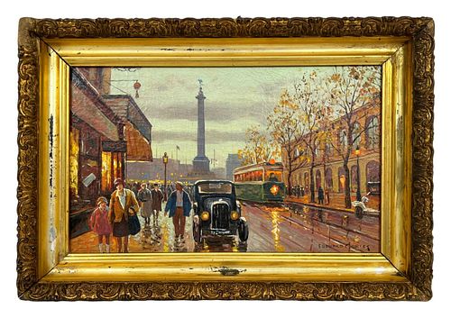 French Parisian Oil Painting after Edouard Cortes
