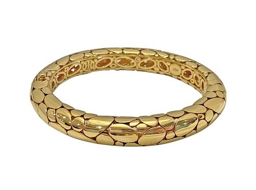 John Hardy Kali 18K Gold Bangle Bracelet