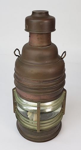 Antique/Vintage Copper Naval Ship's Masthead Light
