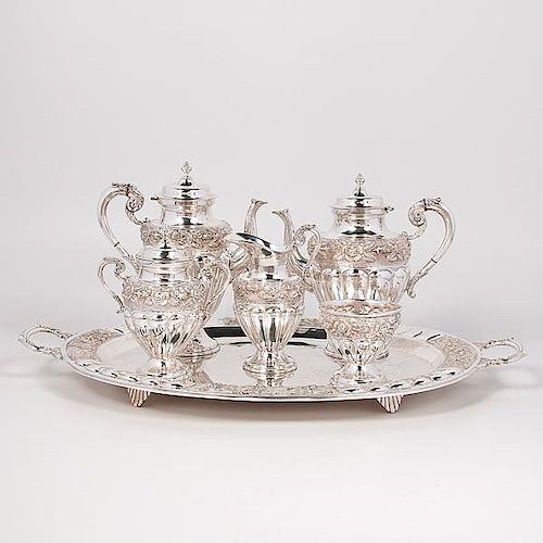 Mexican Sterling Coffee and Tea Set 