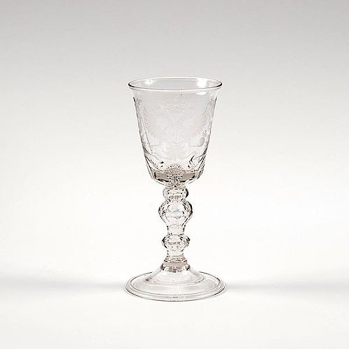 Imperial Russian Engraved Goblet 