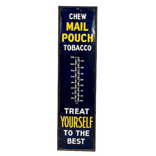 Mail Pouch Tobacco Porcelain Thermometer 