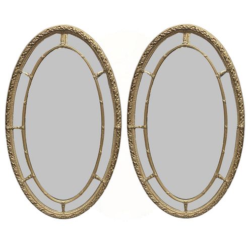Pair of French Carved Mirrors 
