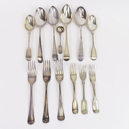 21.46 Troy Ounces of Sterling Silver Miscellaneous flatware.