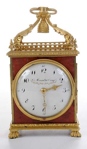 Meuroil et Comp of Paris Bracket Clock