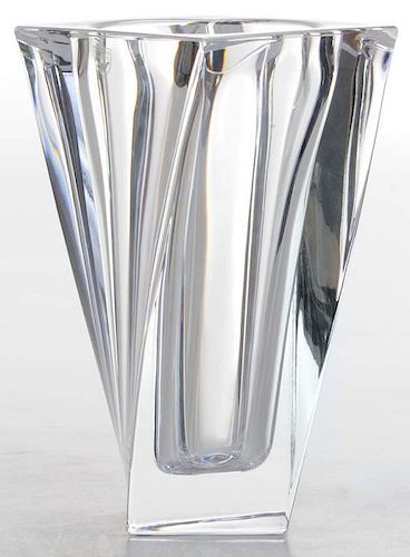 Orrefors "Tornado" Crystal Vase