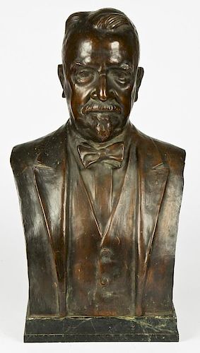 Elie Nadelman (Polish/American, 1882-1946) Bronze Bust