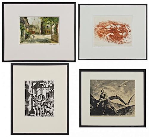 Various Printmakers: 4 Works