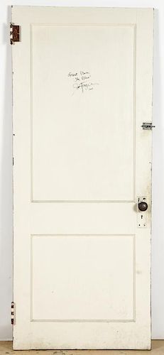 Blue Horizon Joe Frazier Signed Locker Room Door