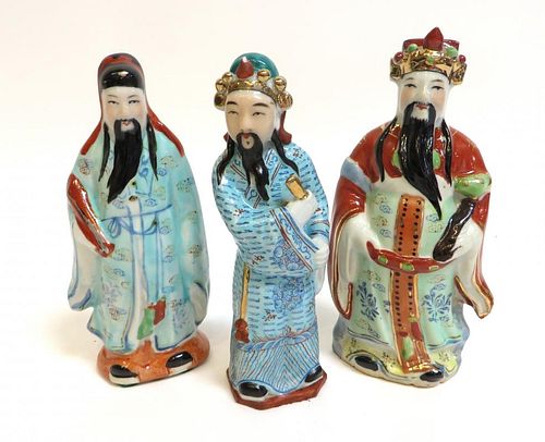Three Chinese Wisemen Figures