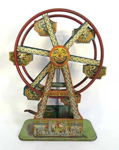 Ferris Wheel Wind Up Tin Toy