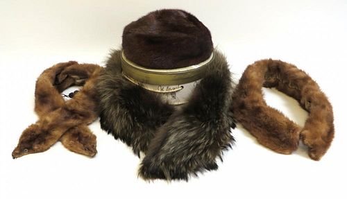 Five Vintage Fur Pieces