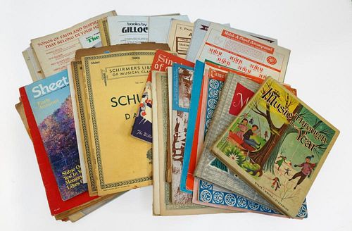 Collection Of Sheet Music