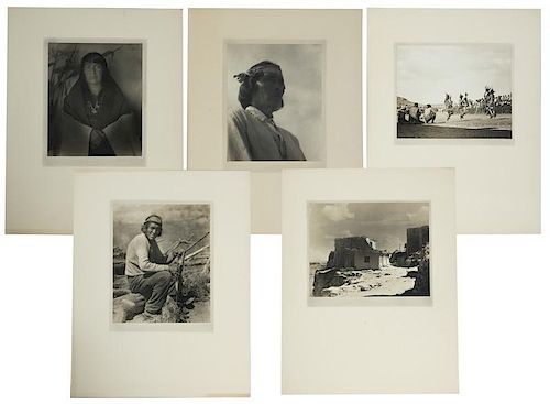20th Century group of Native American photographs