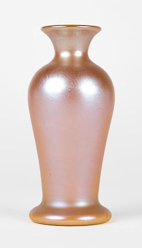 A Durand iridescent art glass vase