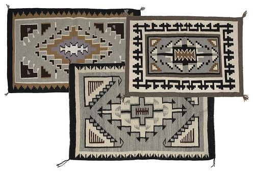 Three contemporary Navajo regional rugs