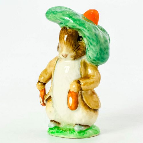 Beatrix Potter Figurine, Benjamin Bunny (Ears in, Shoes In)