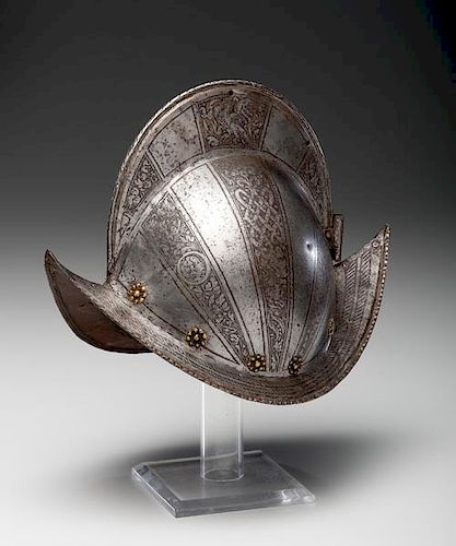 16th Century Comb Morion Helmet 