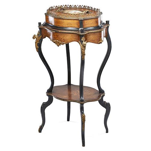 NAPOLEAN III MARQUETRY PLANT STAND