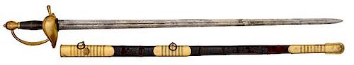 Model 1832 U.S. General Officer's and Staff Sword and Scabbard 