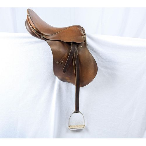 Vintage Leather English Saddle