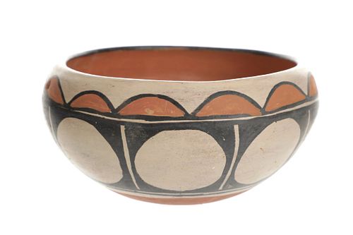 C. 1930-1950's Santo Domingo Pottery Dough Bowl