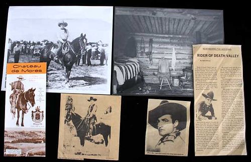 L.A. Huffman & Tom Mix Photo & Postcard Collection