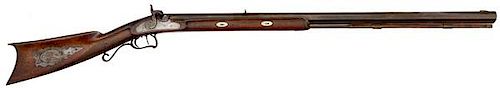 Half-Stock Iron-Mounted Percussion Rifle by R. Beauvais from the Jim Richie Collection 