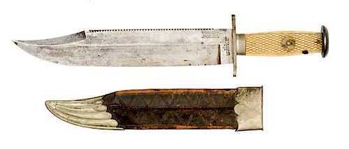 Sheffield Bowie Knife by C.Congreve Presented to the Governor of Wisconsin  