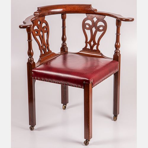 Georgian Style Mahogany Chair 