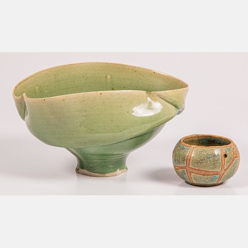 Two Studio Pottery Bowls by Gabriella Verbovszky (American Hungarian, b. 1966)