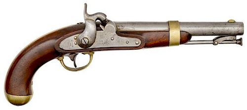 U.S. H. Aston Model 1842 Percussion Pistol