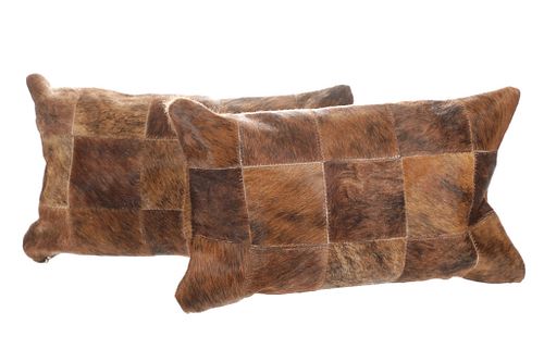 Cowhide Patchwork Double Sided Premium Pillows