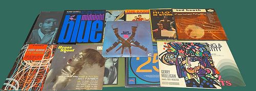 Collection 13 Vintage Jazz Vinyl Album Records WOODY HERMAN, HANK MOBLEY, KENNY BURRELL 