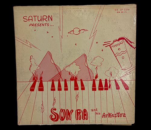 RARE 1956 Vintage Original Press SUN RA Super-Sonic Jazz Vinyl Album Record 