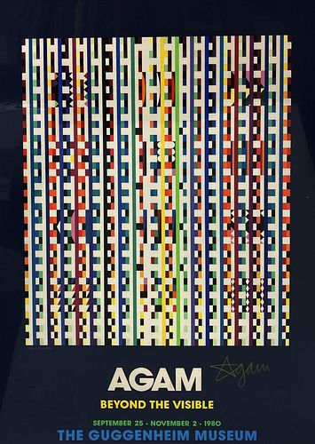 Yaacov Agam - Poster for Beyond The Visible