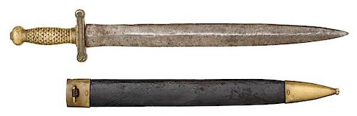 Confederate Model 1833 Artillery Short Sword 