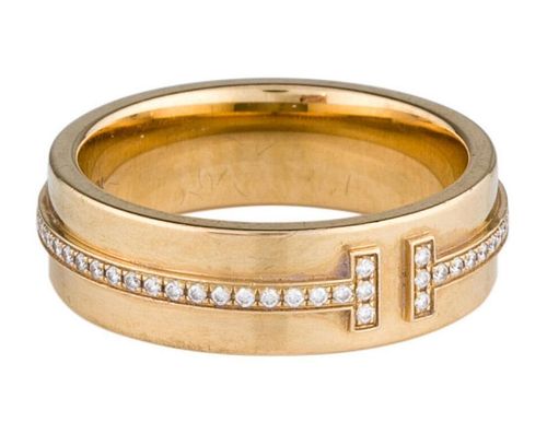 Tiffany & Co. 18K Gold & Diamond Ring