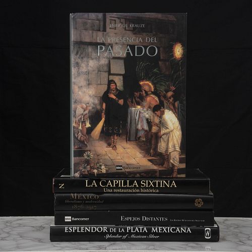 La Presencia del Pasado / Esplendor de la Plata Mexicana / Espejos Distantes. Los Rostros Mexicanos del Siglo XVIII. Pzs: 5.