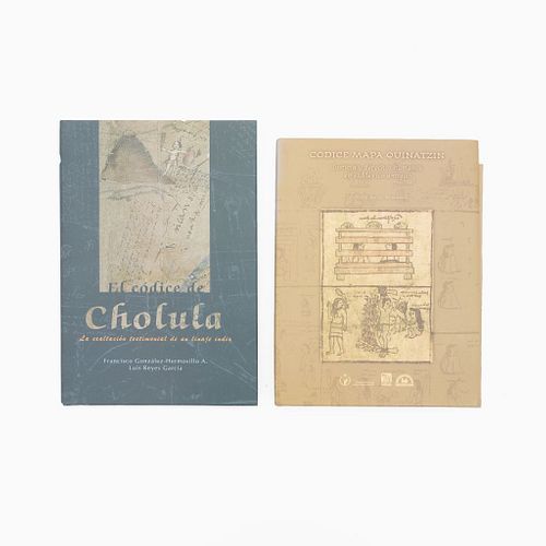 El Códice de Cholula / Códice Mapa Quinatzin. Piezas: 3.