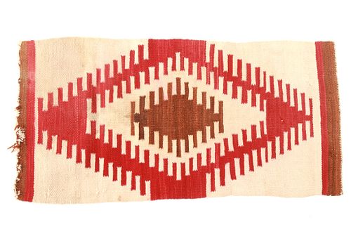 Navajo Medallion Chinle Hand Woven Rug c. 1960's