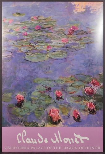 Claude Monet (French, 1840-1926): Water Lilies Poster