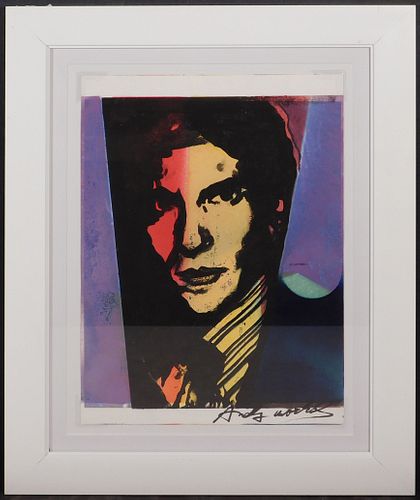 Andy Warhol Attr. Portrait of Leo Castelli