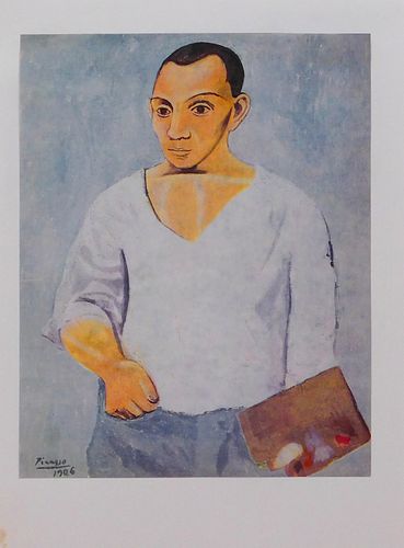 Pablo Picasso: Autoportrait a la palette
