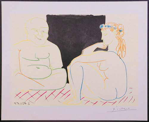 Pablo Picasso, After: Homme et Femme Nue