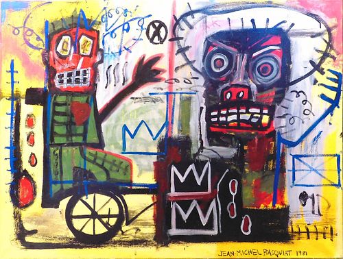 Jean-Michel Basquiat,  Attributed: Hospital