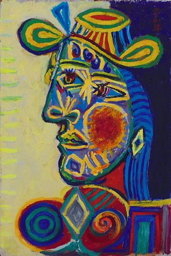 Pablo Picasso, Manner of: Buste de femme
