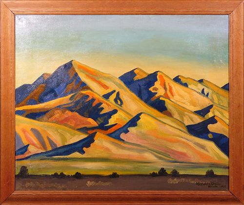 Maynard Dixon, Manner of: Nevada Mountains