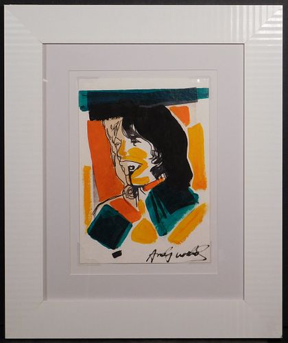 Andy Warhol  Attr. : Mick Jagger