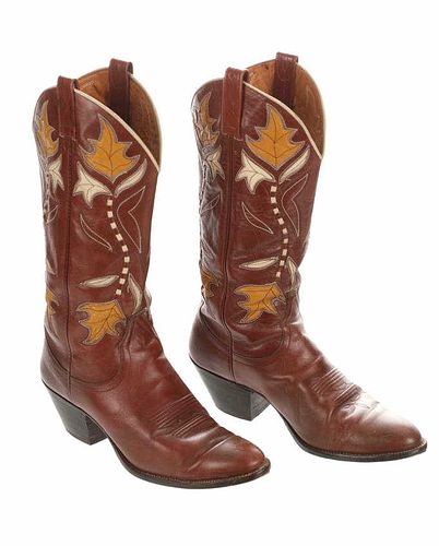 C.  1970s-80's Dan Post Western Boots Women 8C